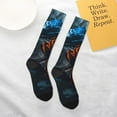 thumbnail image 5 of Salouo Blue and Red Roses Artwork Print Women's Men's Ankle Socks 1-pack Casual Athletic Socks for Unisex Adult Moisture-Wicking Socks for Daily Wear/Running/Sport, 5 of 8
