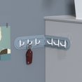 thumbnail image 4 of Coat Rack Holder Wall Mounted Hat Key Hooks Hanger Hanging Storage Organizer for Bathroom Kitchen, 4 of 10