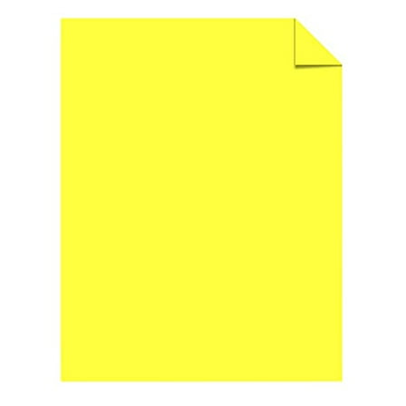 Astrobright Paper, 24Lb, 8-1/2"x11", 500/RM, Lift Off Lemon.