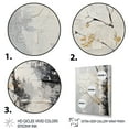 thumbnail image 3 of Designart "Abstract Grey Tree Monochrome " Floral & Botanical Floater Framed Canvas Print, 3 of 7
