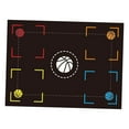 thumbnail image 2 of Tapete de entrenamiento de baloncesto, tapete para pasos de baloncesto, Control de pelota, tapete de juego de pies de baloncesto silencioso con absorción de impacto para Estilo A 107cmx76cm, 2 of 8