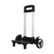 thumbnail image 1 of Carrito de compras multiusos con ruedas para almacenar comestibles Negro, 1 of 9