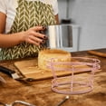 thumbnail image 3 of QUMIIRITY 3pcs Round Cooling Rack for Baking Stainless Steel Nonstick Rack, 3 of 7