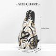 thumbnail image 2 of Sling Bag for Men, Cartoon Black Cute Snake Leaves Fanny Pack Crossbody Bags Shoulder Chest Bag, Small Gym Bag Anti Theft Crossbody Backpack Daypack for Travel Sports Running Hiking, 2 of 7