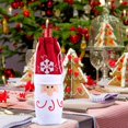thumbnail image 1 of Funda navideña para botella de vinosoporte para bolsa de regalodecoración navideña (Santa) Ndcxsfigh Nuevos Originales, 1 of 4