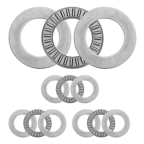 4 Sets NTA1423 2TRA Thrust Needle Roller Bearings, 7/8 x 1-7/16 x 5/64 inch Chrome Steel Bearing, (ABEC 5)