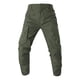 thumbnail image 2 of Pantalones largos para hombre, casuales, a la moda, lisos, con múltiples bolsillos, con cremallera, de poliéster., 2 of 4