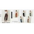 thumbnail image 6 of PUWEI Women's Wide Leg Pants Baggy Elastic Waisted Palazzo Harem Trousers with Pockets, 6 of 7