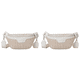 thumbnail image 1 of Bolso Bandolera para Mujer Mano Femenino Paja Verano Regalo Cumpleaños () Blanco, 1 of 6