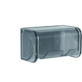 thumbnail image 1 of Wall Mounted Toothbrush Holder 2 Brush Slots No Space Saving Design Bathroom Rugs Non Bathroom for Vanity Beach Towels Towel Rack Wall Mounted Towel Racks for Bathroom with Shelf Bathroom Storage Bath, 1 of 7