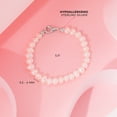 thumbnail image 4 of Bracelets en Argent Sterling 925 avec Perles d'Eau Douce de Culture pour Petite Fille 5,5 Pouces, 4 of 5