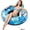 Single, variant on Inflatable River Tube Lake Float for 2 Adults, 93" 5-in-1 Heavy Duty Double River Float with Backrests, Built-in Cooler, 2 Cup Holders for Pool, Lake, Beach, Summer Water Activities