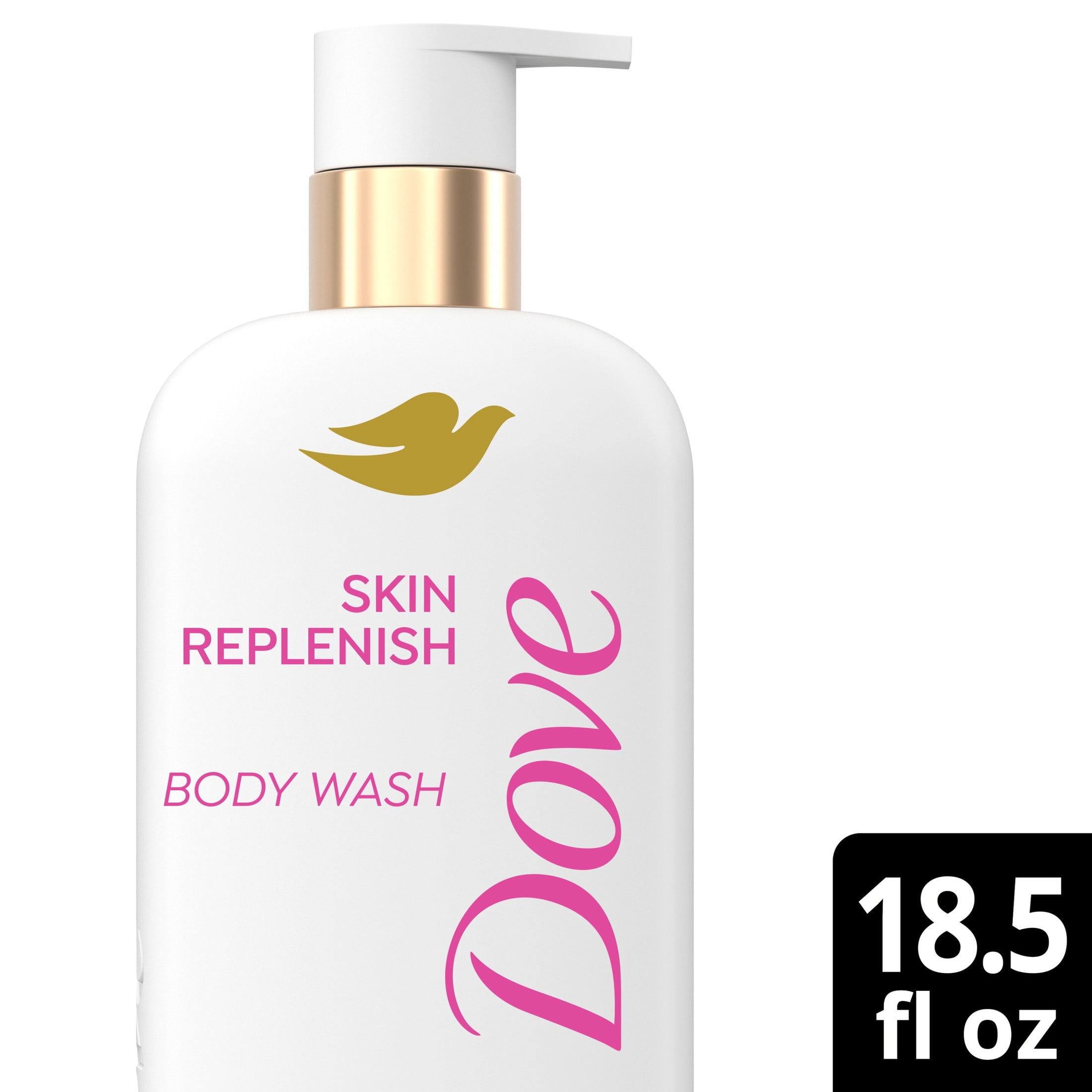 Dove Body Wash for Clean, Soft Skin Replenish 2% Niacinamide and BHA Refining Serum ,18.5 Fl oz