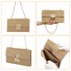 thumbnail image 2 of Set elegante de 2 bolsos para mujer - Bolso de mano y bandolera de paja tejida, 2 of 8