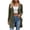 Army Green, variant on Women's Ribbed Knit Duster Cardigan Open Front Long Sleeve Sweater Coat with Pockets Loose Soft Casual Layering Outerwear for Spring Fall White