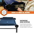 thumbnail image 4 of Disc-O-Bed Extra Large Outdoor Convertible 2 Person Portable Camping Bunk Cots, Navy, 4 of 11