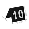 thumbnail image 2 of FRCOLOR 20pcs Table Tents Numbered Table Signs Double Sided Table Numbers Restaurant Table Numbers 1-20, 2 of 8