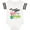 Football White and Black, variant on Inktastic My Great Aunt is out of This World Boys or Girls Baby Bodysuit