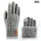 thumbnail image 1 of Guantes de invierno para mujer, de punto, de terciopelo de doble capa, gruesos y cálidos, imprescindibles para el invierno., 1 of 3