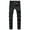 Black, variant on Mens Jeans Bootcut Relaxed Fit Straight Ripped Jeans Zipper Wash Elastic Trend Outdoors Denim Trousers