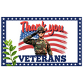 thumbnail image 2 of Military Appreciation Banner Veterans Day Patriotic Theme Army Design Thank You Decoration for Veterans Day Event Ceremony, 2 of 6