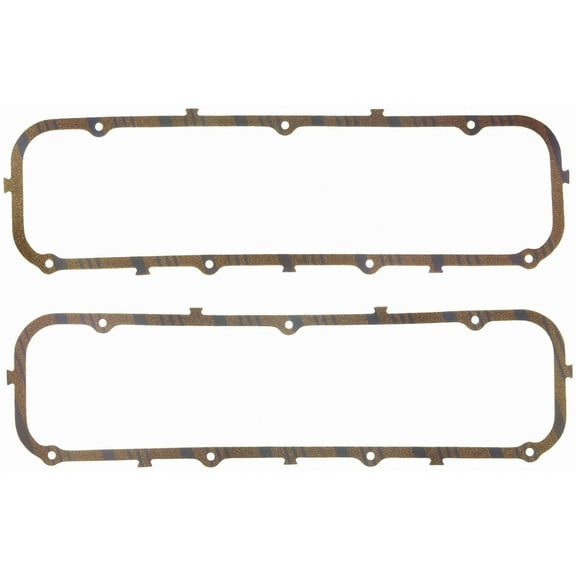 Fel-Pro VS50044C Valve Cover Gasket - .125 - Cork / Rubber - Each Fits select: 1983-1987 FORD F250, 1983-1987 FORD F350