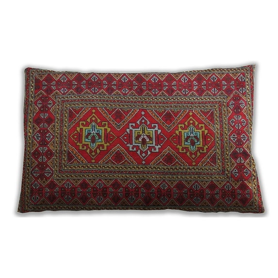 Ahgly Company Indoor Rectangular Traditional Lumbar Throw Pillow, 13 inch by 19 inch