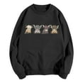 thumbnail image 4 of Women Highland Cow Sweatshirt Cute Christmas Print Pullover Country Western Casual Xmas Long Sleeve Tops, 4 of 4