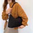 thumbnail image 4 of Bolso para Las Axilas Hombro Con Entramado Vintage Bolsos Casuales Mujer Gran Capacidad Compras Simples, 4 of 9