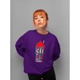 thumbnail image 2 of Classic Cup Design - Retro ICEE 'Coldest Drink In Town' Sweatshirt Women's, 2 of 4