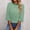 X-Green533, variant on Women's T Shirt 3/4 Sleeve Round Neck Striped Print Back Tie Bow Comfortable Breathable Pullover Top For Casual Daily Wear,Black,L