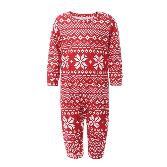 FOCUSNORM Pyjamas Assortis à la Famille de Noël, Haut à Manches Longues avec Pantalon