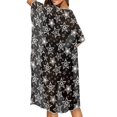 thumbnail image 4 of HELLHERO Loose Long Kimono Swimsuit Cover Up for Summer Polyester Casual Bathing Suit Cover Up Stars, 4 of 6
