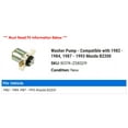 thumbnail image 2 of Washer Pump - Compatible with 1982 - 1984, 1987 - 1993 Mazda B2200 1983 1988 1989 1990 1991 1992, 2 of 2