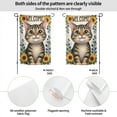 thumbnail image 3 of Cat & Sunflower Polyester Garden Flag 12.5x18 Inch - Double-Sided Vertical Burlap Outdoor Seasonal Yard Decoration, 3 of 6
