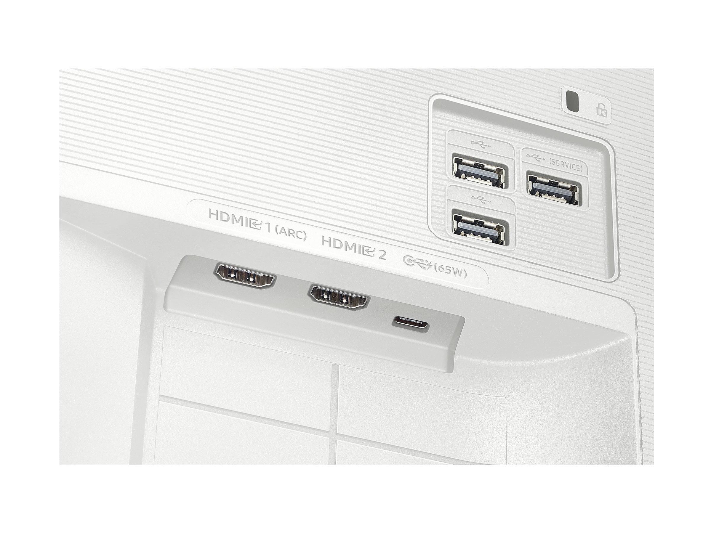 SAMSUNG, Smart Monitor, LS32FM703UNXZA, 4K UHD, White - Walmart.com
