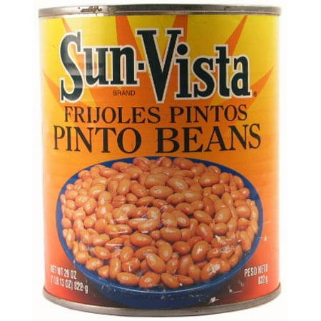 New 302335 Sun Vista Pinto Bean 29 Oz (12-Pack) Beans Cheap Wholesale Discount Bulk Food Beans
