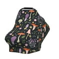 thumbnail image 6 of Fotbe Mushrooms Pattern Car Seat Covers for Babies, Nursing Breastfeeding Cover Infant Carseat Canopy, Soft Stretchy Carrier Cover, 6 of 8