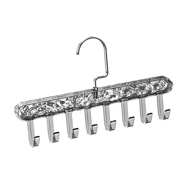 Gancho multifuncional para colgar ropa gancho para camiseta sin mangas estante para corbatas ganchos multiples perchero para apartamento cinturon Gris transparente mayimx Gancho para camiseta sin mang...