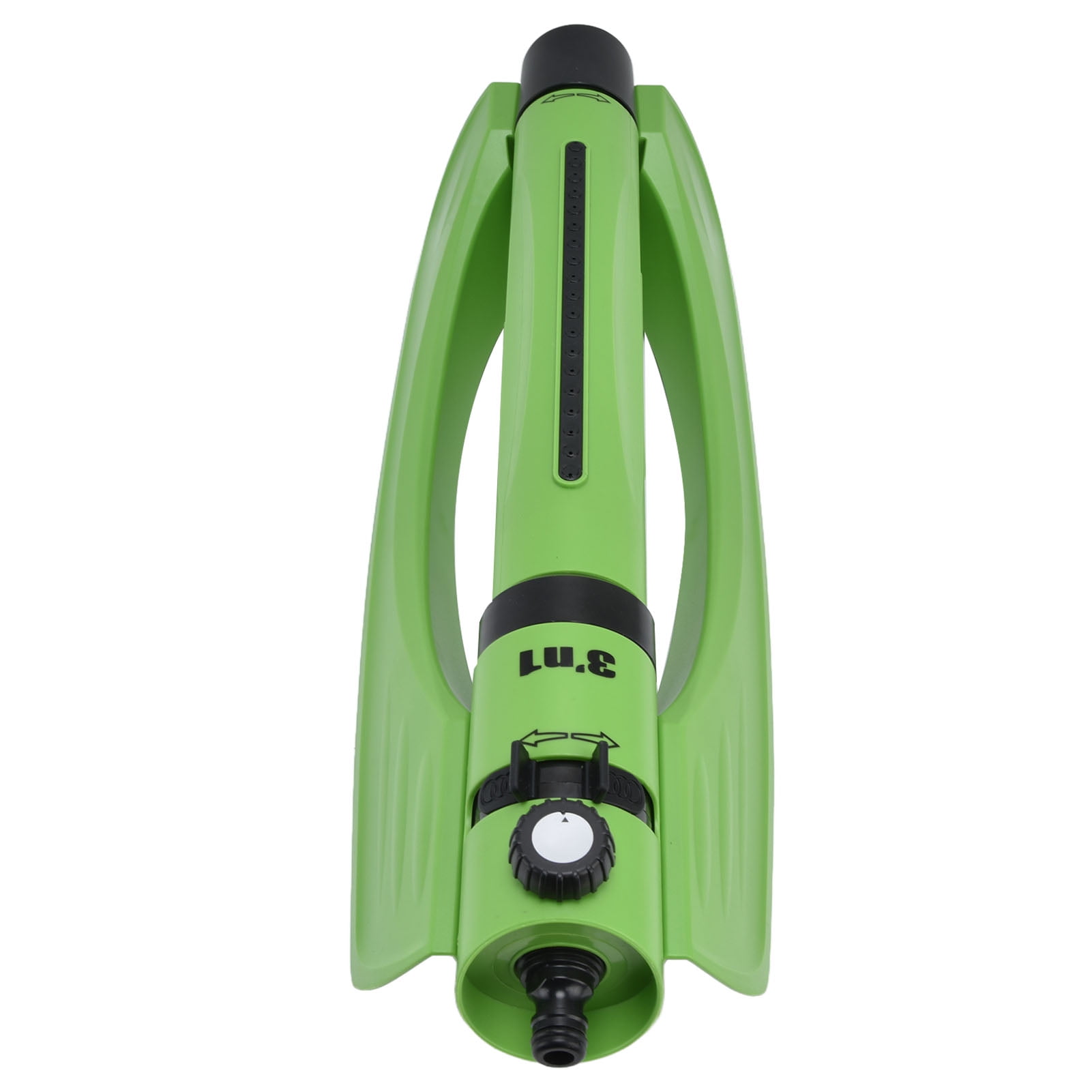 BIMZUC Lawn Automatic Watering Tool 3 In 1 Oscillating Sprinkler Adjustable Holes Agricultural Irrigation Tool for Garden & Patio Lawn Sprinklers 19.5 inches / 49.5 cm Black Green