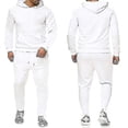 thumbnail image 1 of Ensemble 2 Pcs/ensemble Survêtement D\'entraînement Physique pour Hommes Pantalon de Sport Décontracté Haut Survêtement Ensemble à Capuche -zz, 1 of 5