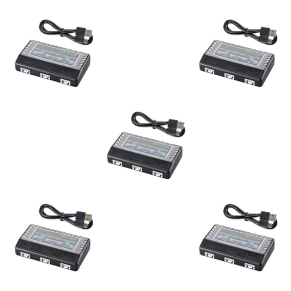 Injueey de LI-Po de 11,1 V USB negro 3 en 1 800MA para 3S Car Type2 NO2