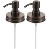 Troglfold Soap Pump FRCOLOR Mason Jar Pump Lid for Wide Mouth Jars (2pcs),8.07"X2.83"X2.83"