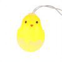 Guirnalda de luces de huevo de Pascua, batería de 10 LED, luz de hadas de pato para habitación de niños (2m)