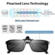 thumbnail image 2 of Lentes de Sol Tipo Clip SPLAKS Unisex Polarizados Sin Montura Negros, 2 of 7