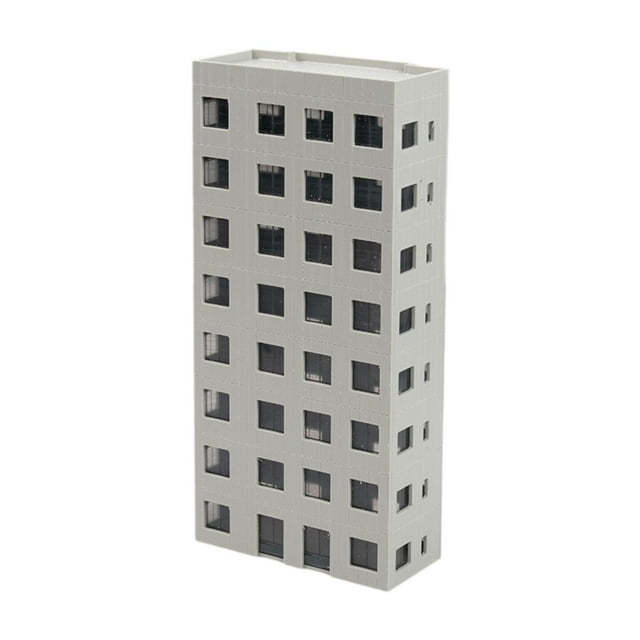 TISHITA Model Railway Buildings DIY Simulation 1/150 for Park Street Micro Landscape 7.9x3.8x16.8cm