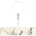 thumbnail image 2 of MasteelfCA 1Pc Retro Butterflies Necklace Decorative Collarbone Chain Adjustable Necklace, 2 of 7