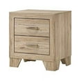 thumbnail image 5 of 4pc Transitional Bedroom Furniture Set Queen Size Bed Washed Oak Finish, 5 of 6
