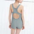 thumbnail image 5 of Mceream Girls Swimsuit One Piece Boyleg Bathing Suit Full Coverage Rash Guard Bathing Suit Teen Practice Swimwear with UPF 50+ Size 4-14, 5 of 6