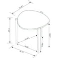 thumbnail image 3 of Manhattan Comfort Gales End Table from Engineered Wood in Matte White, 3 of 9